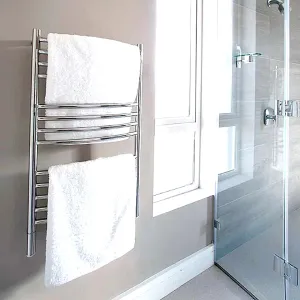 Amba Jeeves Model C Curved 13 Bar Hardwired Towel Warmer