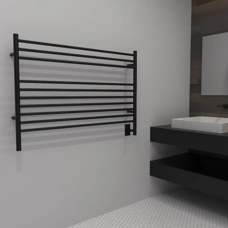 Amba Jeeves Model L Straight 10 Bar Hardwired Towel Warmer