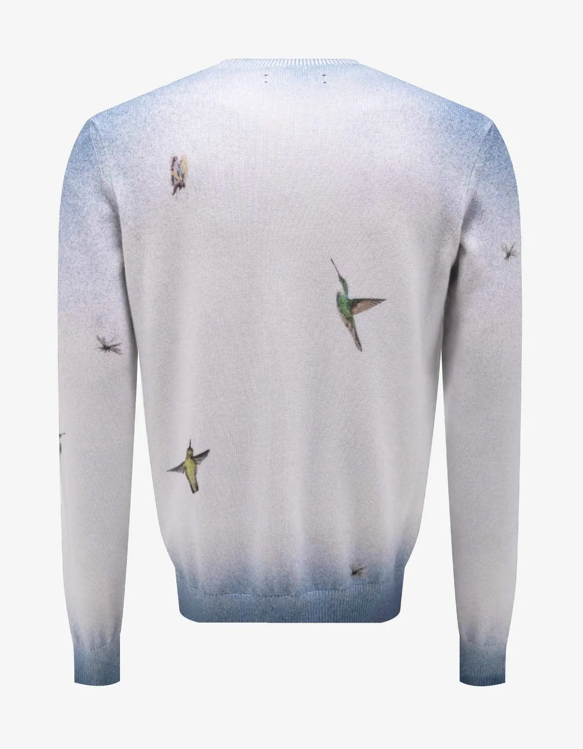 Amiri Embroidered Hummingbird Sweater