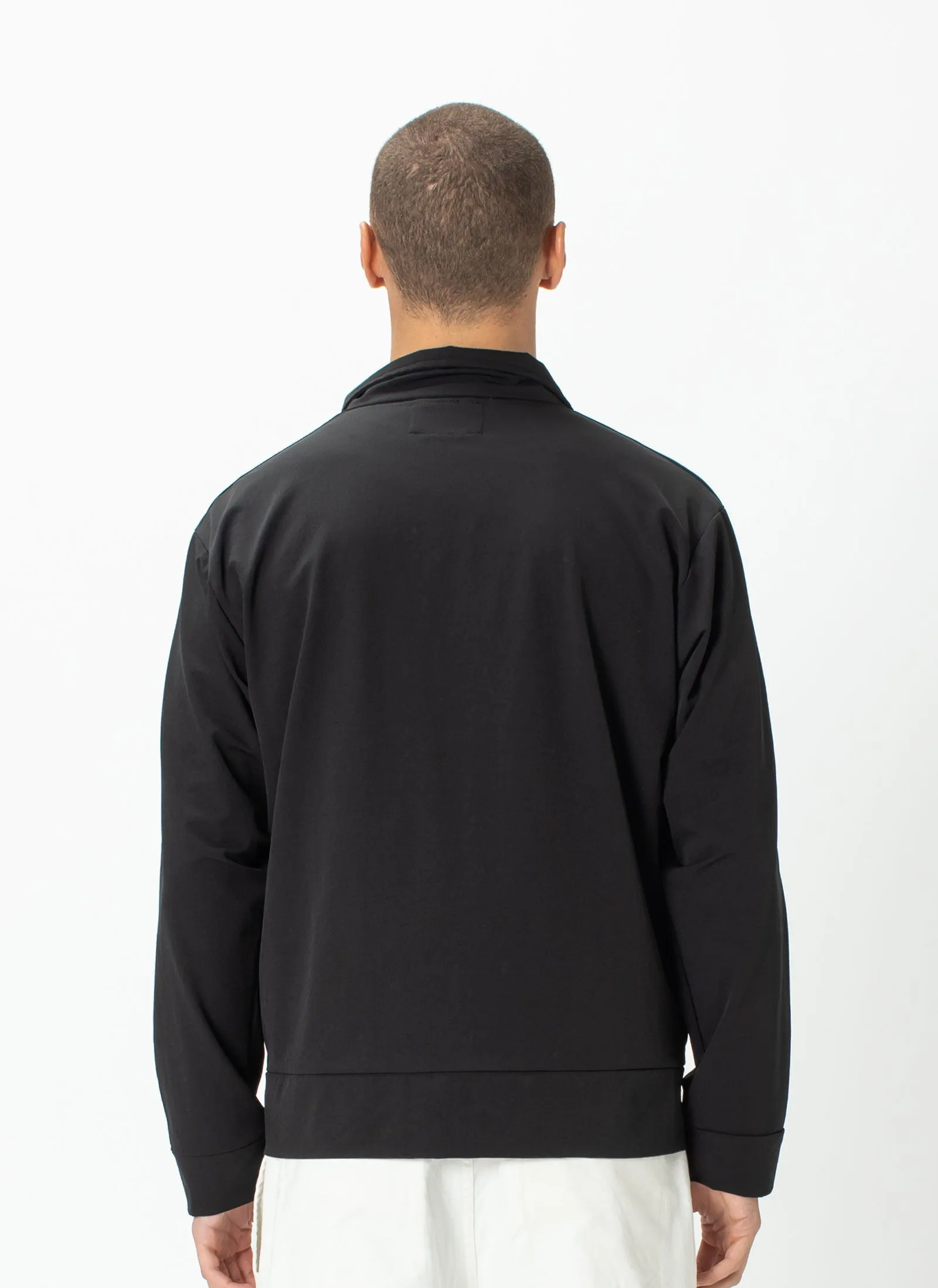 Badge Track Jacket Black