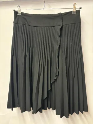 BCBG Maxazaria Black Pleated Skirt UK 10