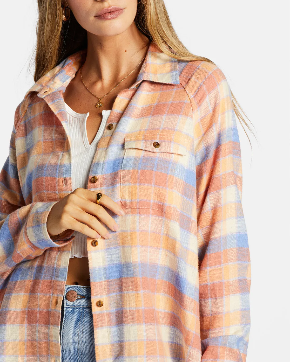 Best Time Long Sleeve Shirt - Rose Dawn