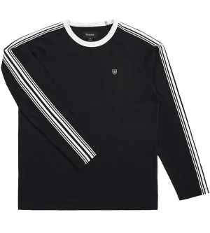 Brixton Este Long Sleeve T-Shirt - Black/White