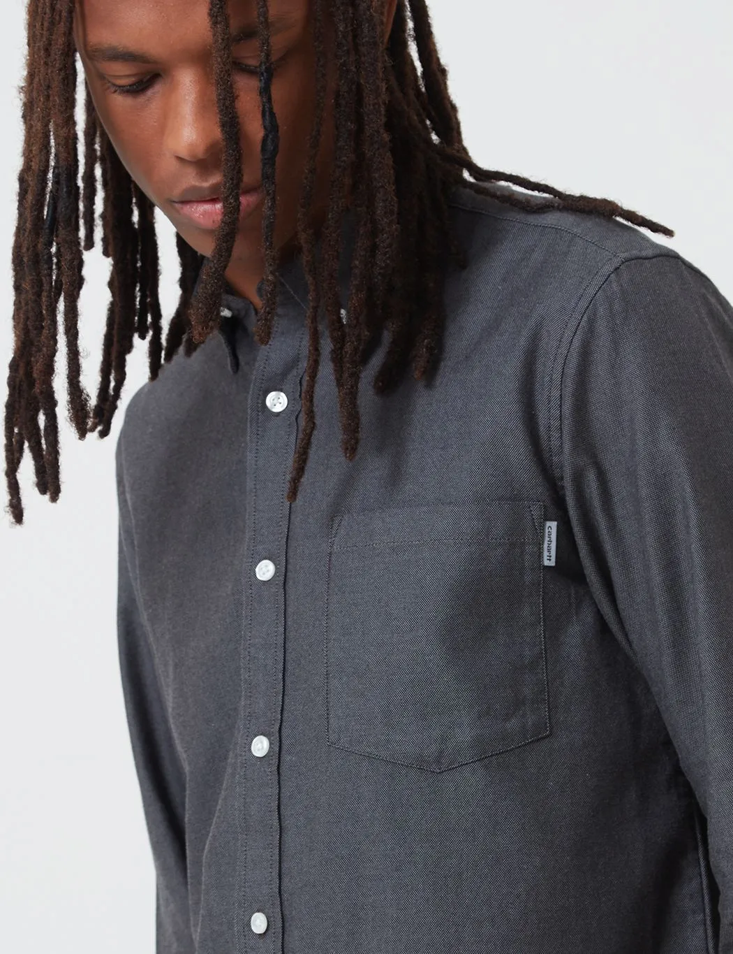 Carhartt-WIP Dalton Shirt (Heavy Rinsed) - Black