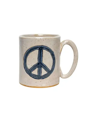 Ceramic Peace Sign Mug