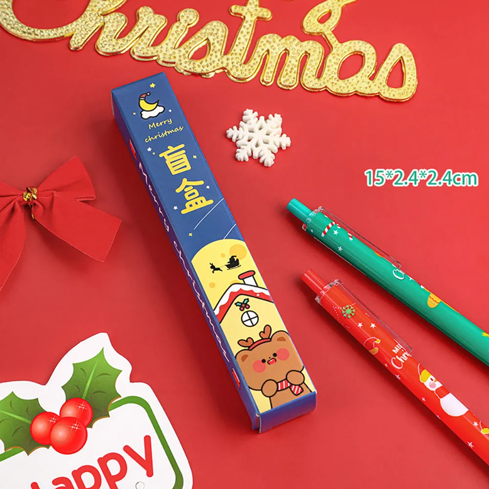 Christmas Blind Box Gel Pen 0.5mm Small Gift Gift Exchange Gift Pack Merry Christmas Christmas Christmas Eve Christmas Desserts Christmas Fruit Party