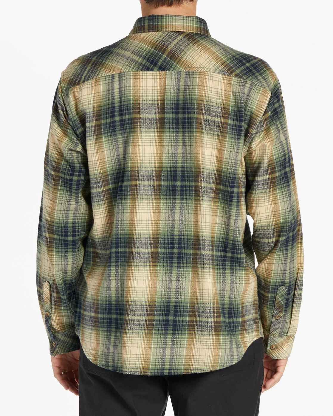 Coastline Flannel Long Sleeve Shirt - Sage