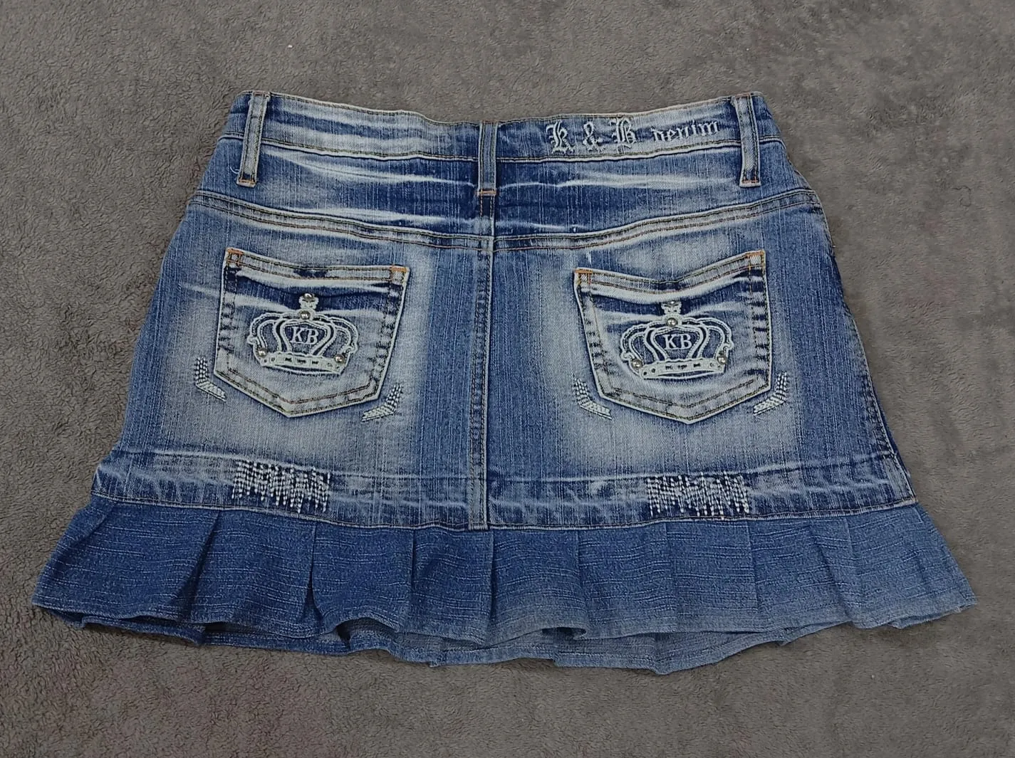 CR2439 Y2K Denim Skirts - 12 Pcs