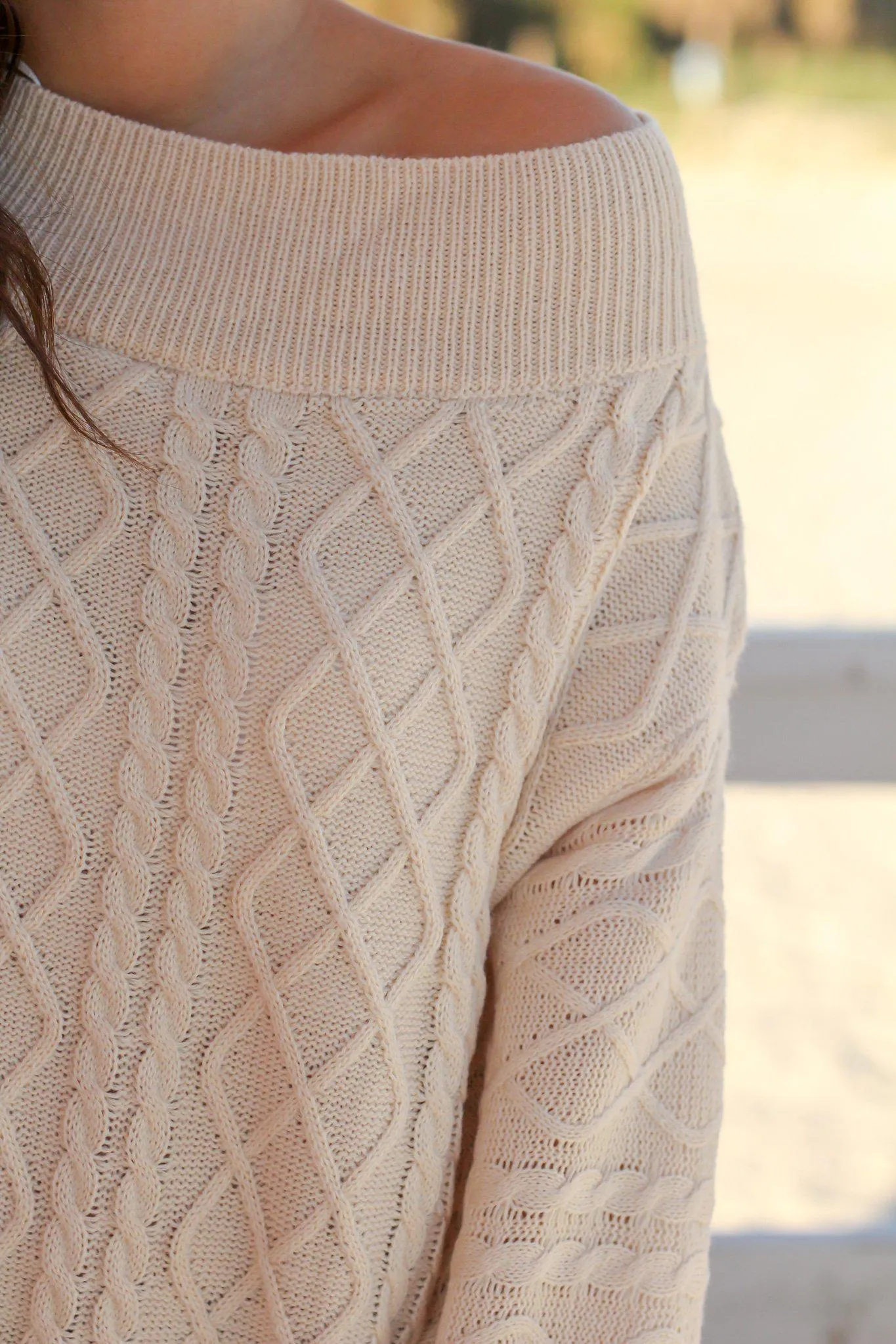 Cream Knit Sweater