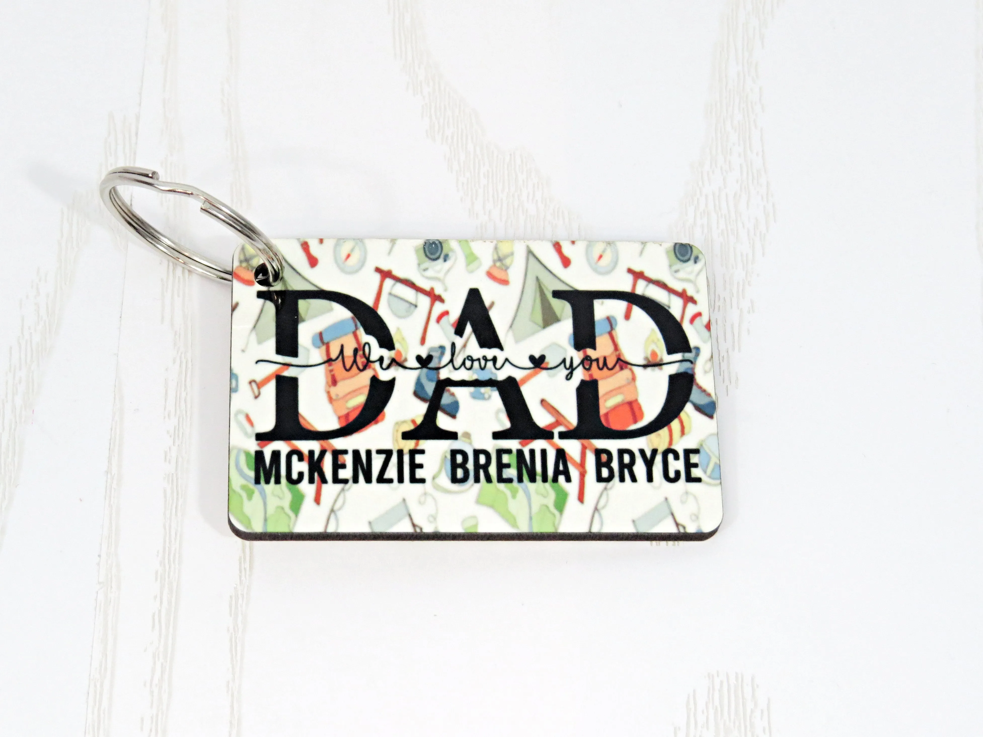 Dad Keychain - Fathers Gift - Fathers Day Gift - Fathers Day Keychain - Grandpa Gift - Papa Gift - Fathers Gift