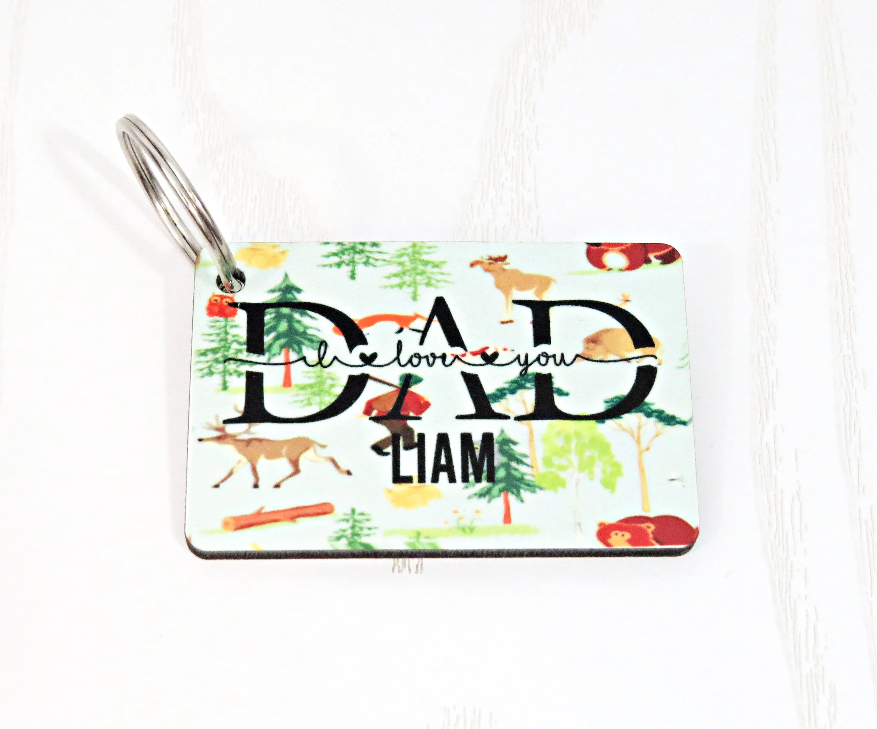 Dad Keychain - Fathers Gift - Fathers Day Gift - Fathers Day Keychain - Grandpa Gift - Papa Gift - Fathers Gift