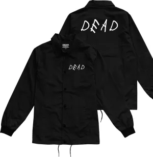 Dead Font Mens Coaches Jacket