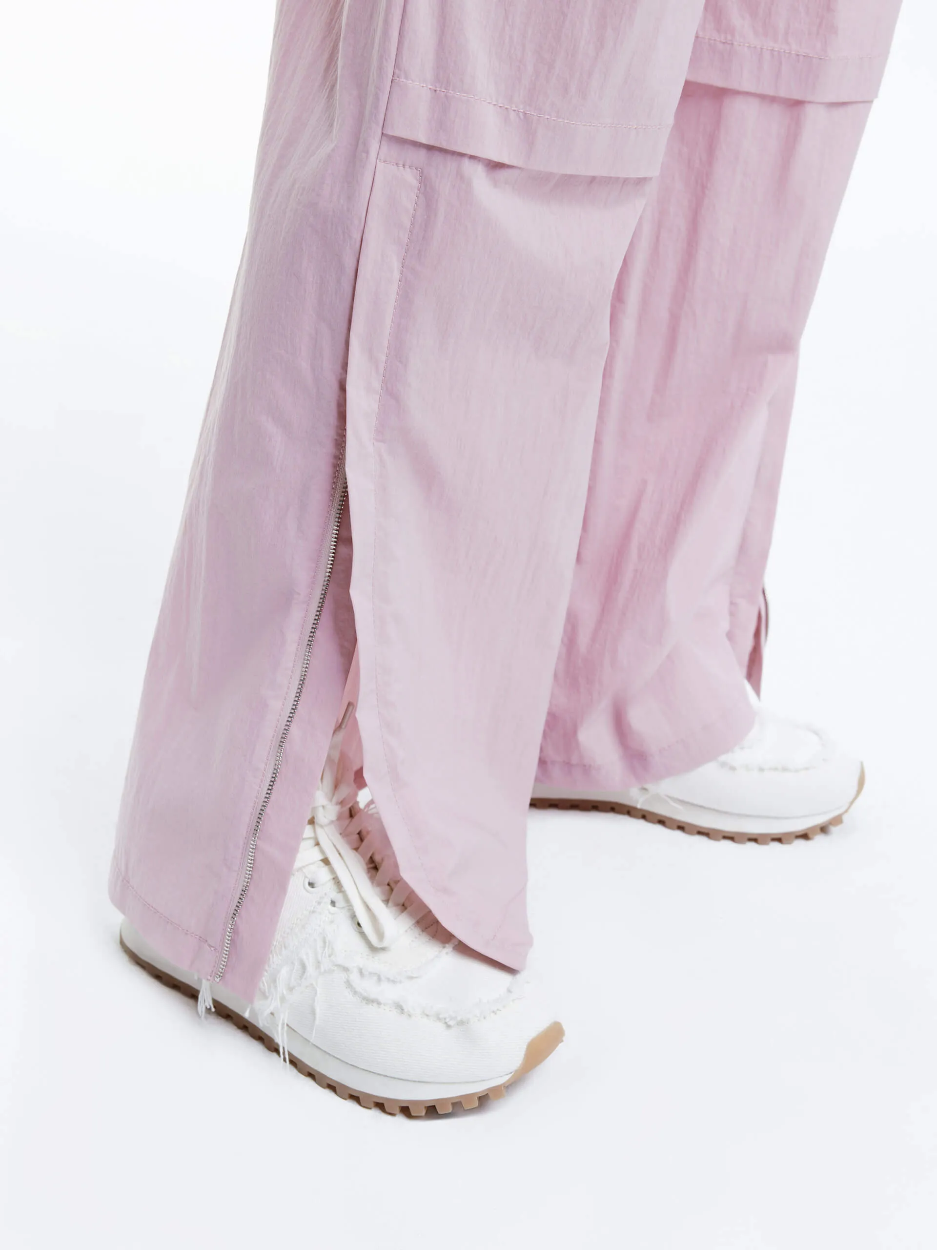 Drawstring Waist Cargo Trousers