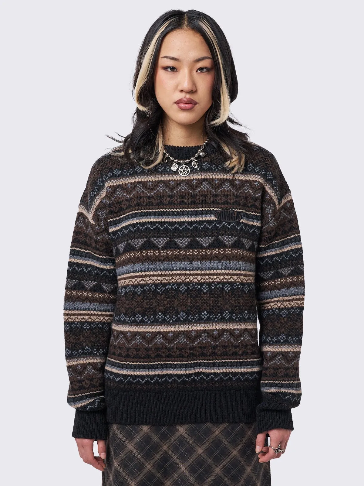 Edi Jacquard Knit Jumper