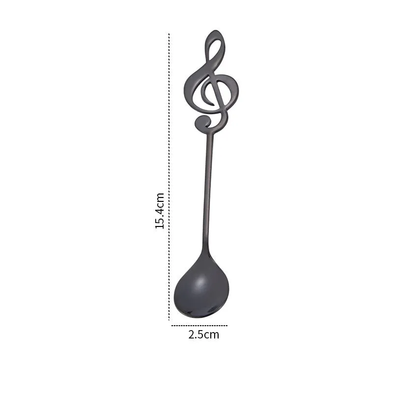 Funki Buys | Spoons | Musical Note Coffee Spoons | 1/3/5/10 Pcs