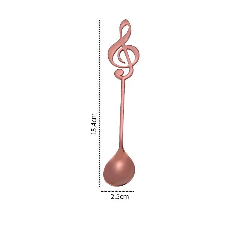 Funki Buys | Spoons | Musical Note Coffee Spoons | 1/3/5/10 Pcs