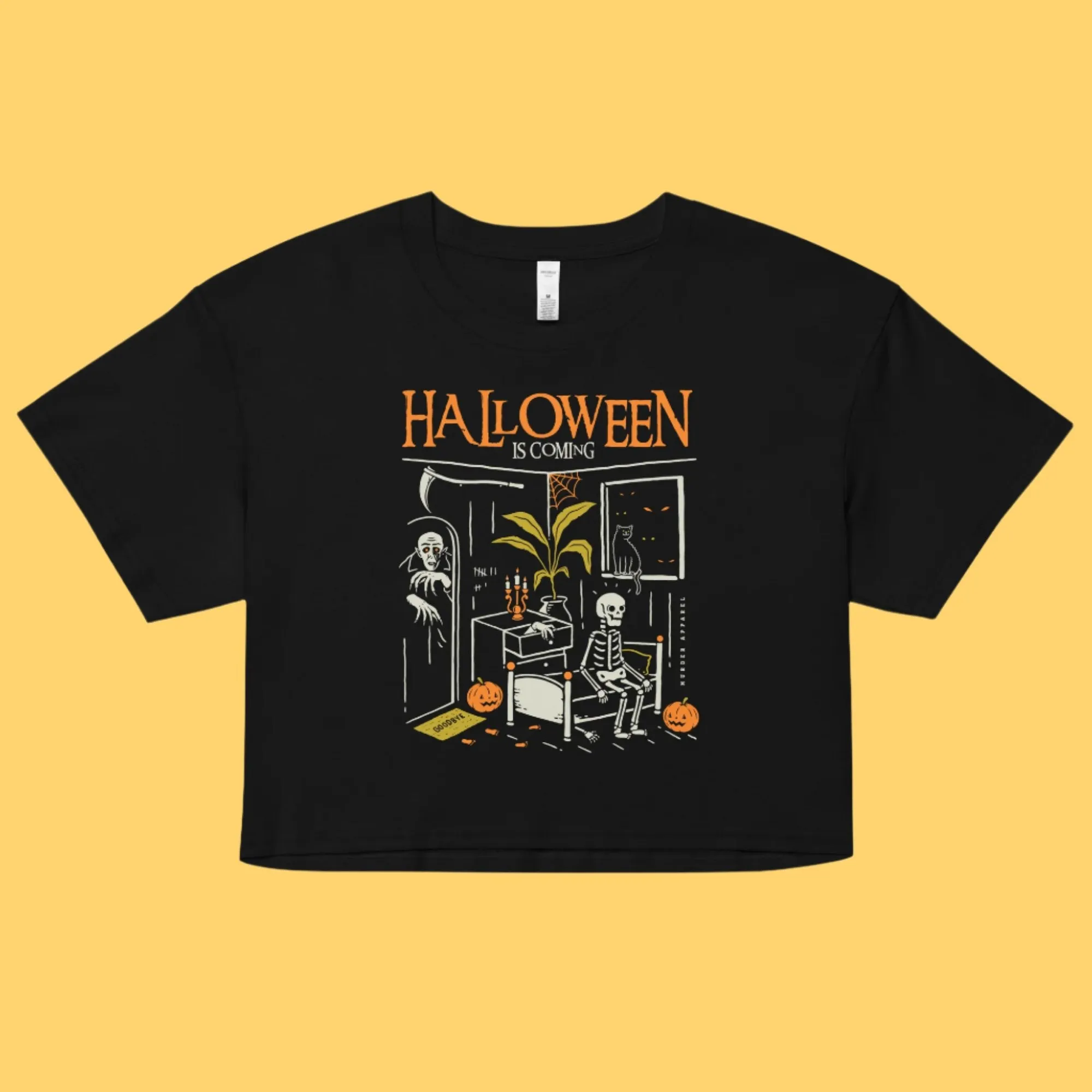 Halloween Is Coming Crop Top