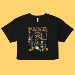 Halloween Is Coming Crop Top