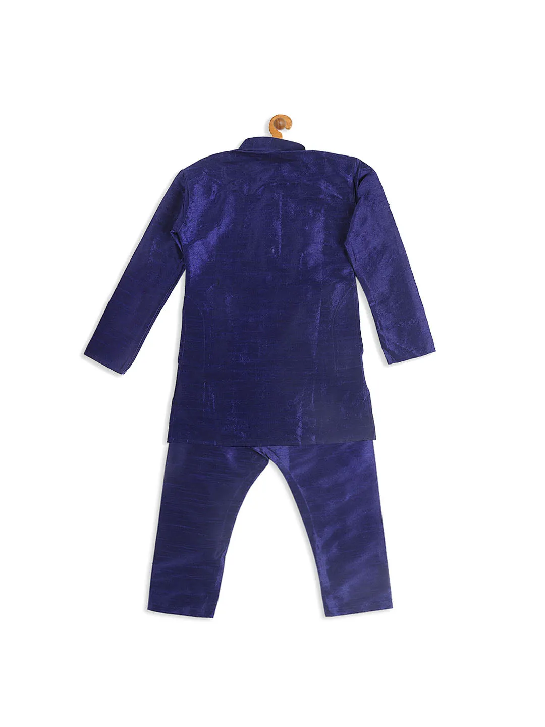 Jashvi SISHU Boy's Blue Kurta With Pyjama Set