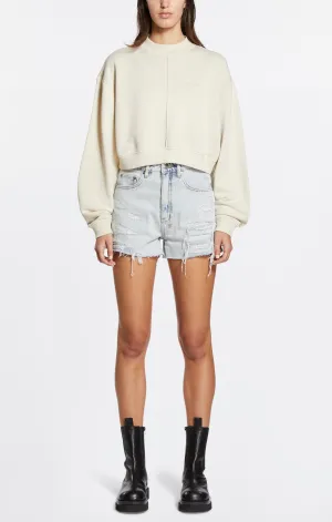 Ksubi Rise N Hi Short Muse Repair - Denim