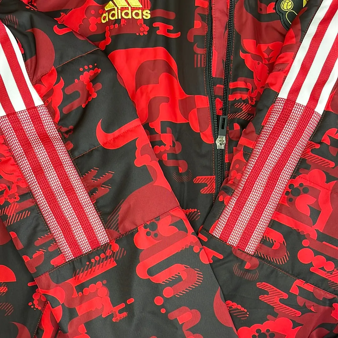 Manchester United Chinese New Year Padded Jacket - Adult Sizes - Adidas GK9446