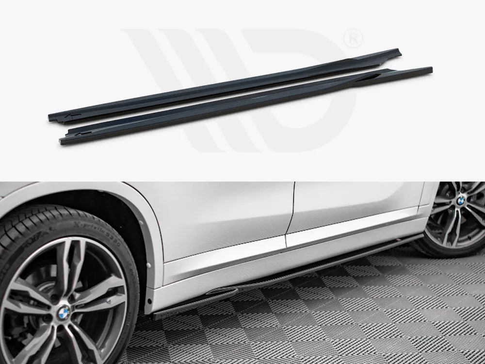 Maxton Design - SIDE SKIRTS DIFFUSERS BMW X1 M-PACK F48 (2015-2019)