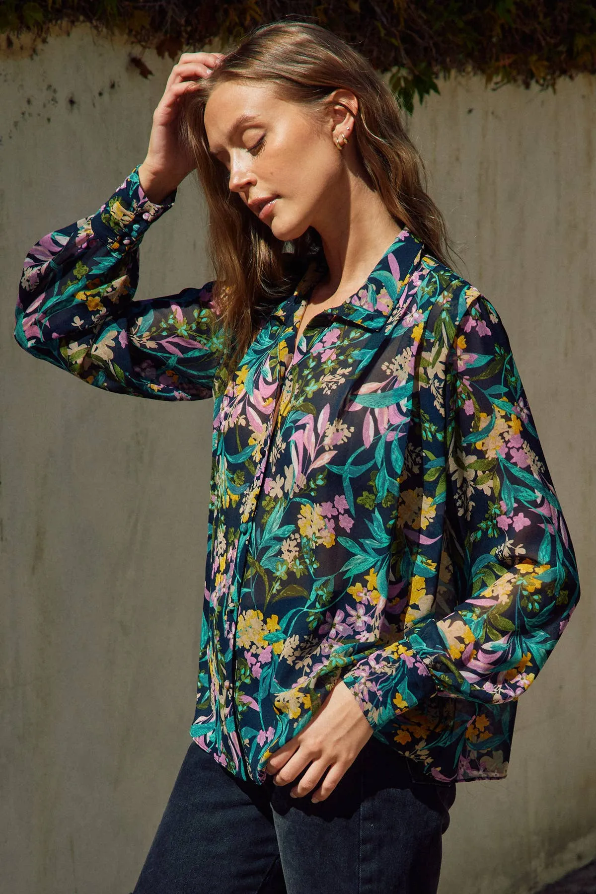 Midnight Garden Blouse