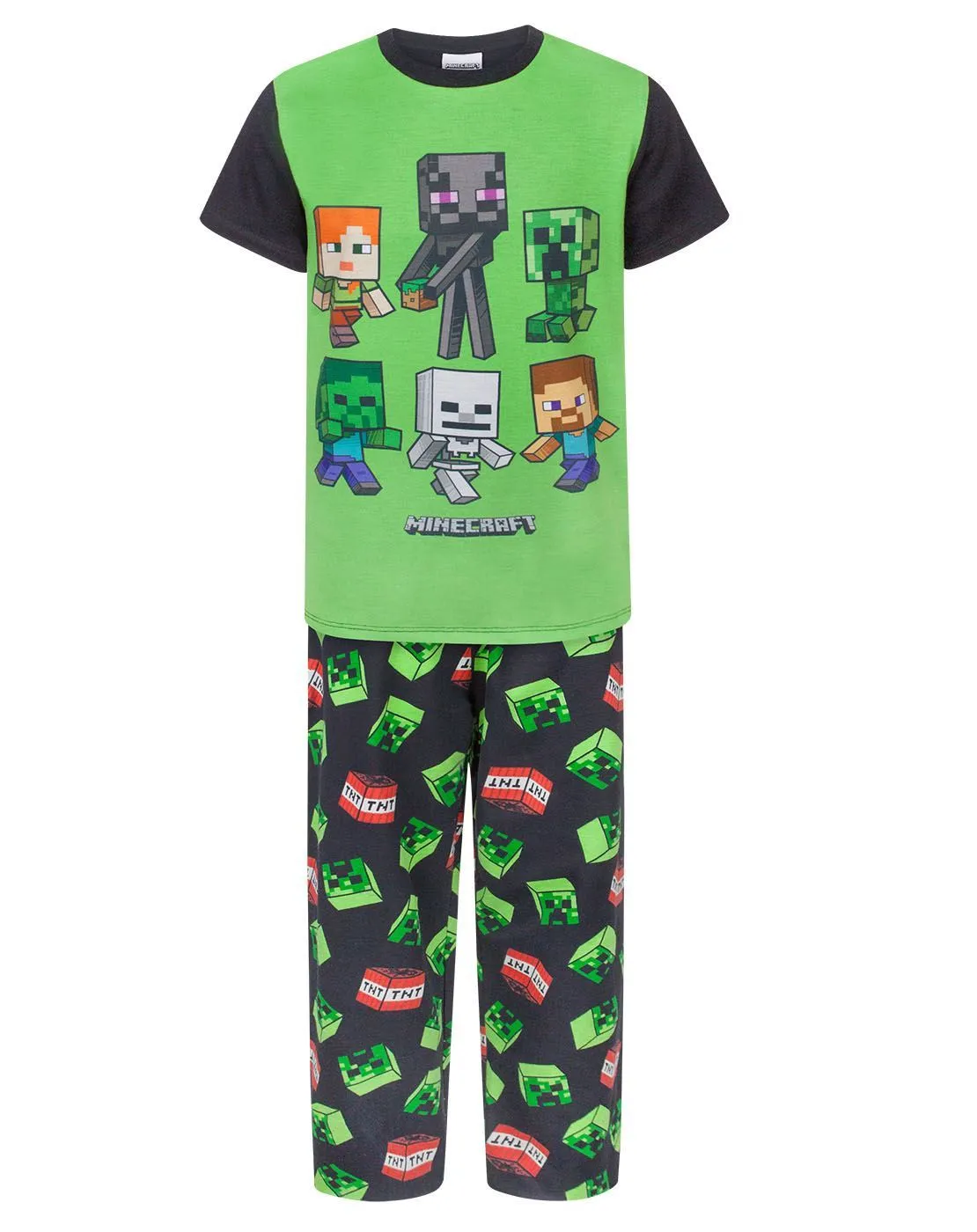 Minecraft Creeper TNT Boy's Pyjamas