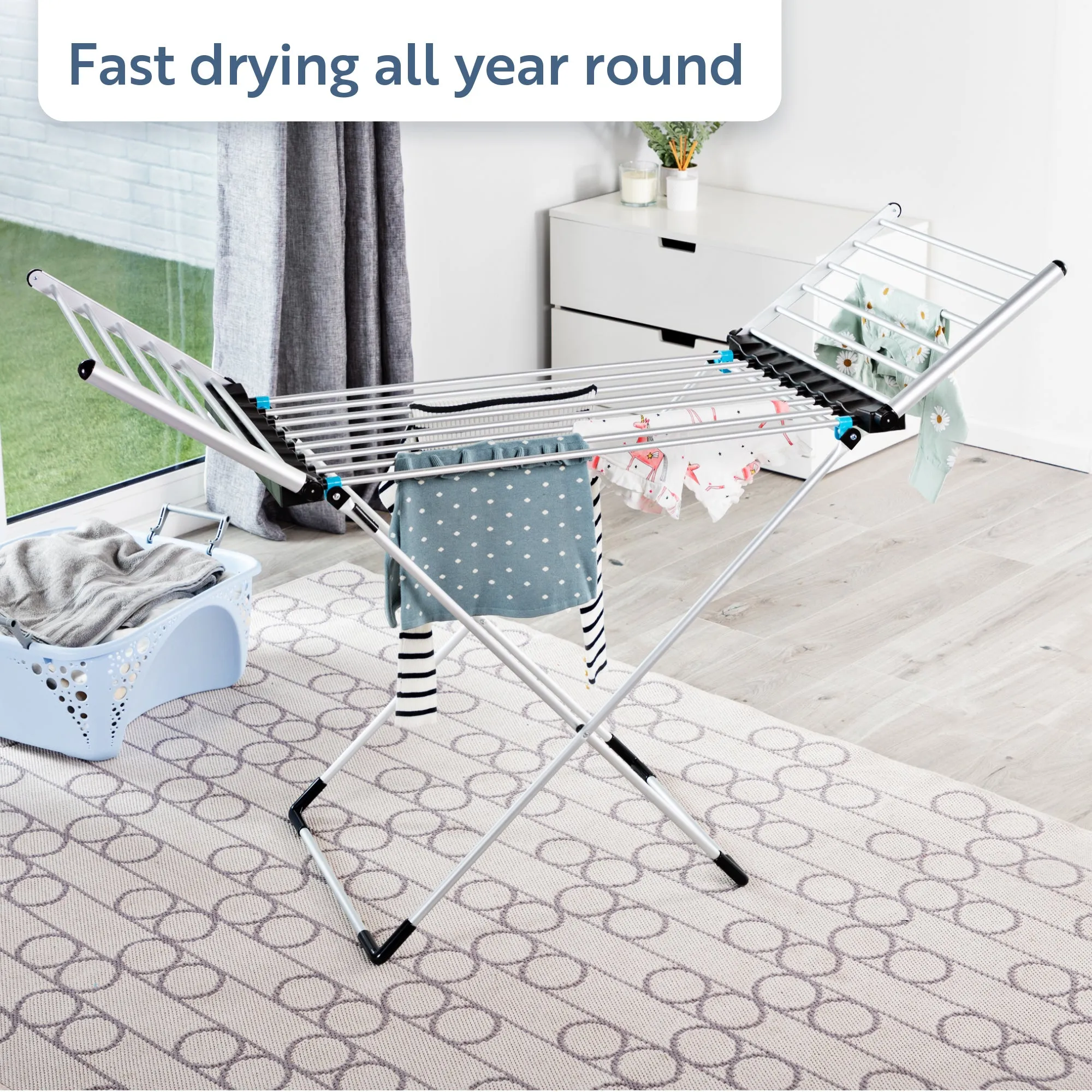 Minky Heated Clothes Airer - 12m Drying Space