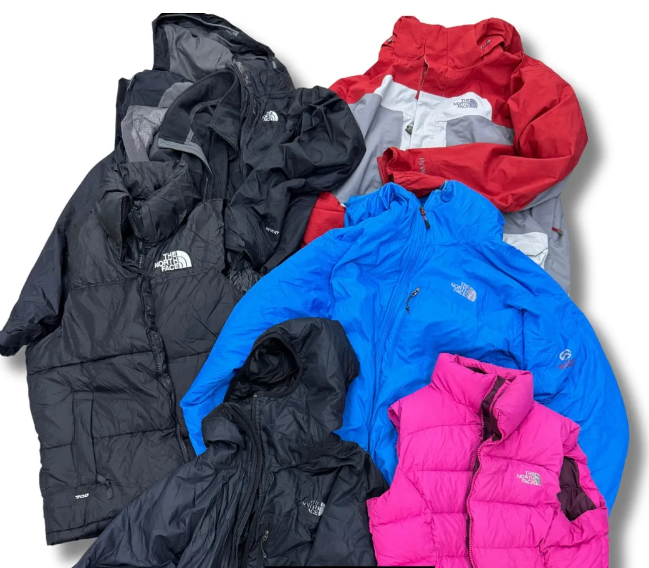 Northface Mix Winter Jackets, Puffers Windbreaker Summit Series, 700 series, Hyvent