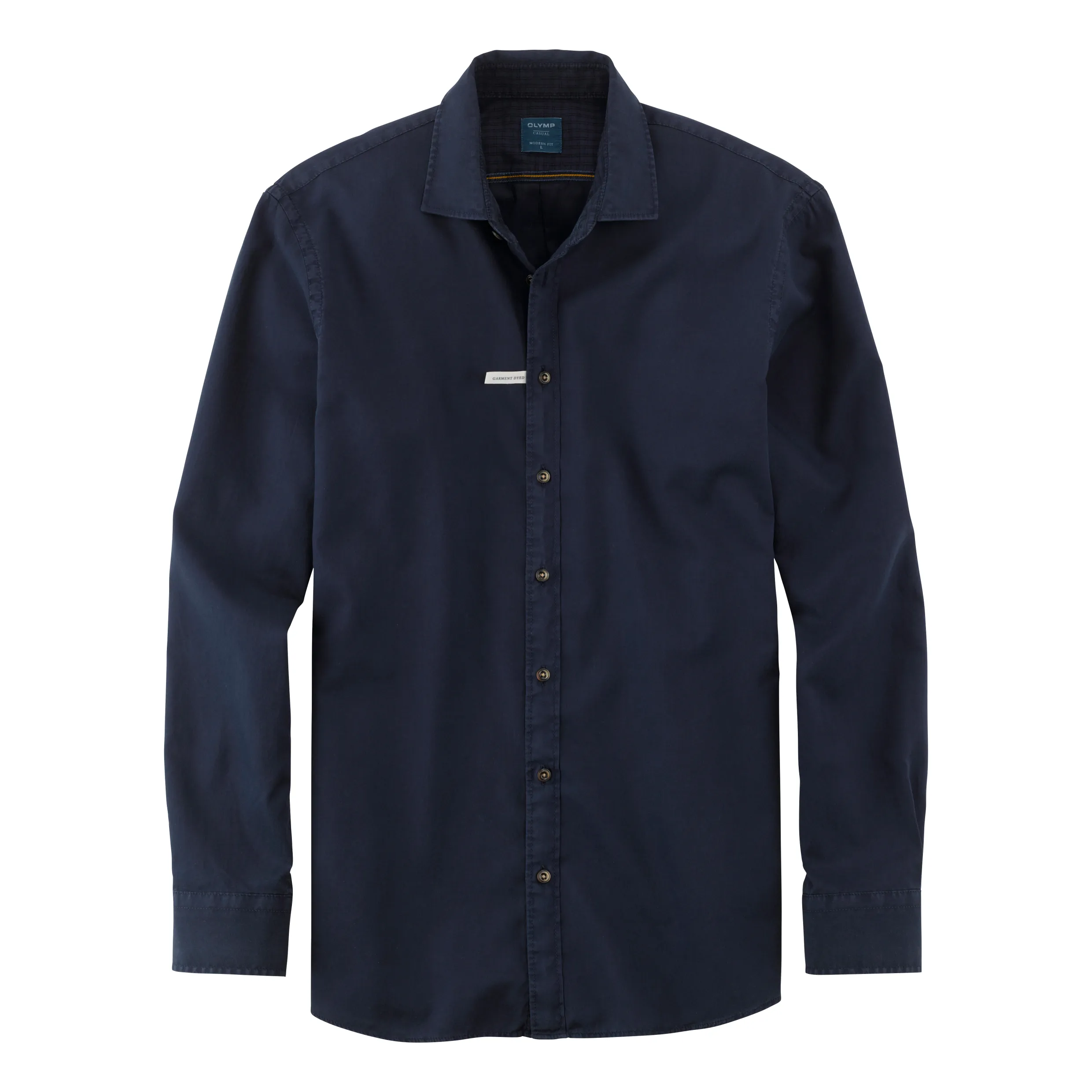 OLYMP Casual modern fit Super Soft Cotton Shirt - Marine 40101418