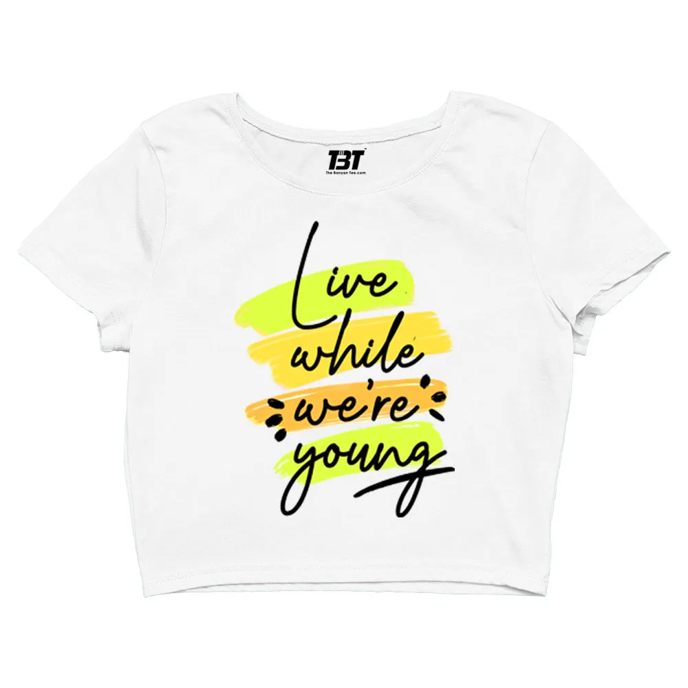 One Direction Crop Top - Live While We're Young