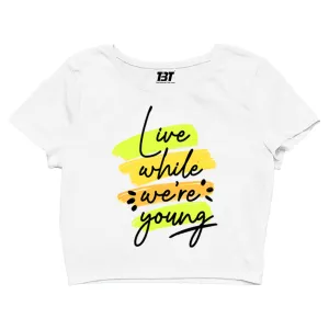 One Direction Crop Top - Live While We're Young