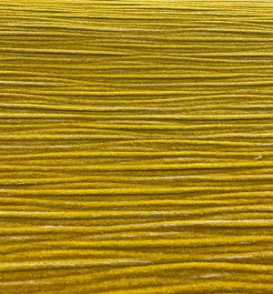 Ora Chartruse Gold Pleated Velvet Upholstery Fabric by the yard