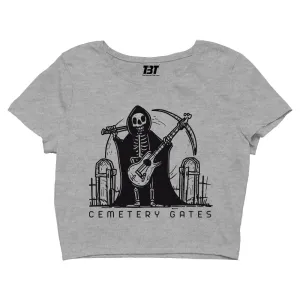 Pantera Crop Top - Cemetery Gates