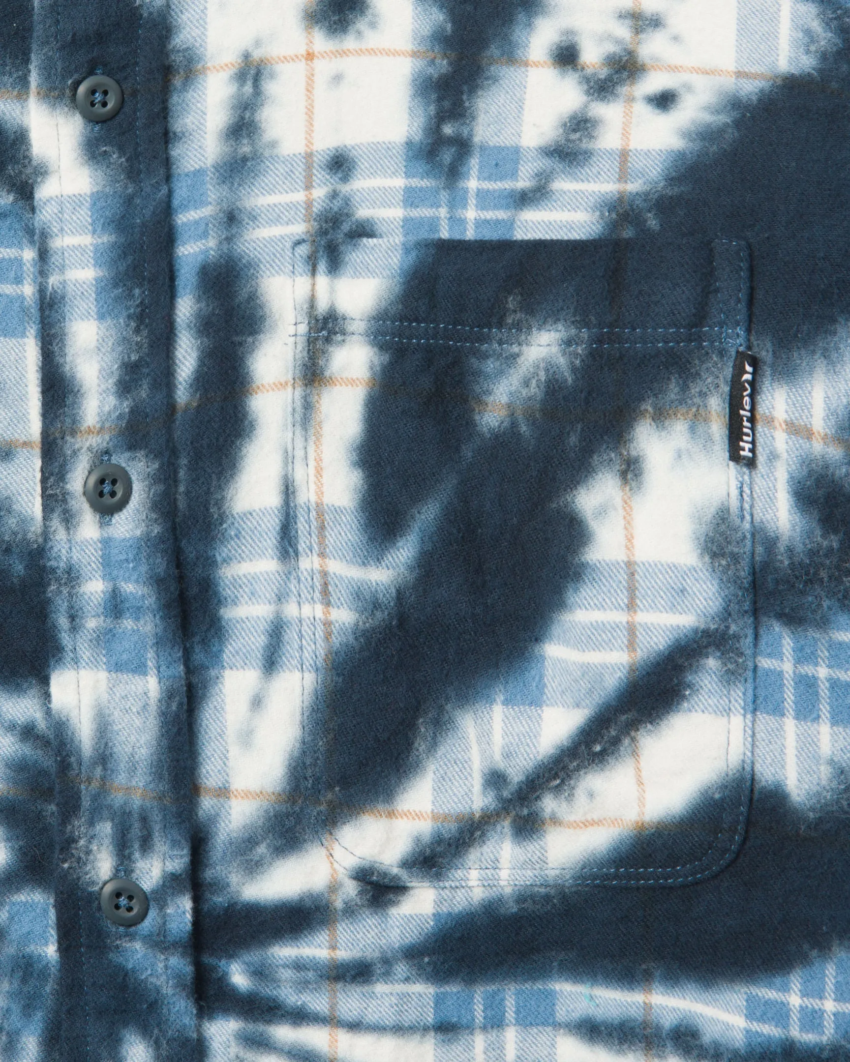 Portland Tie Dye Flannel Long Sleeve