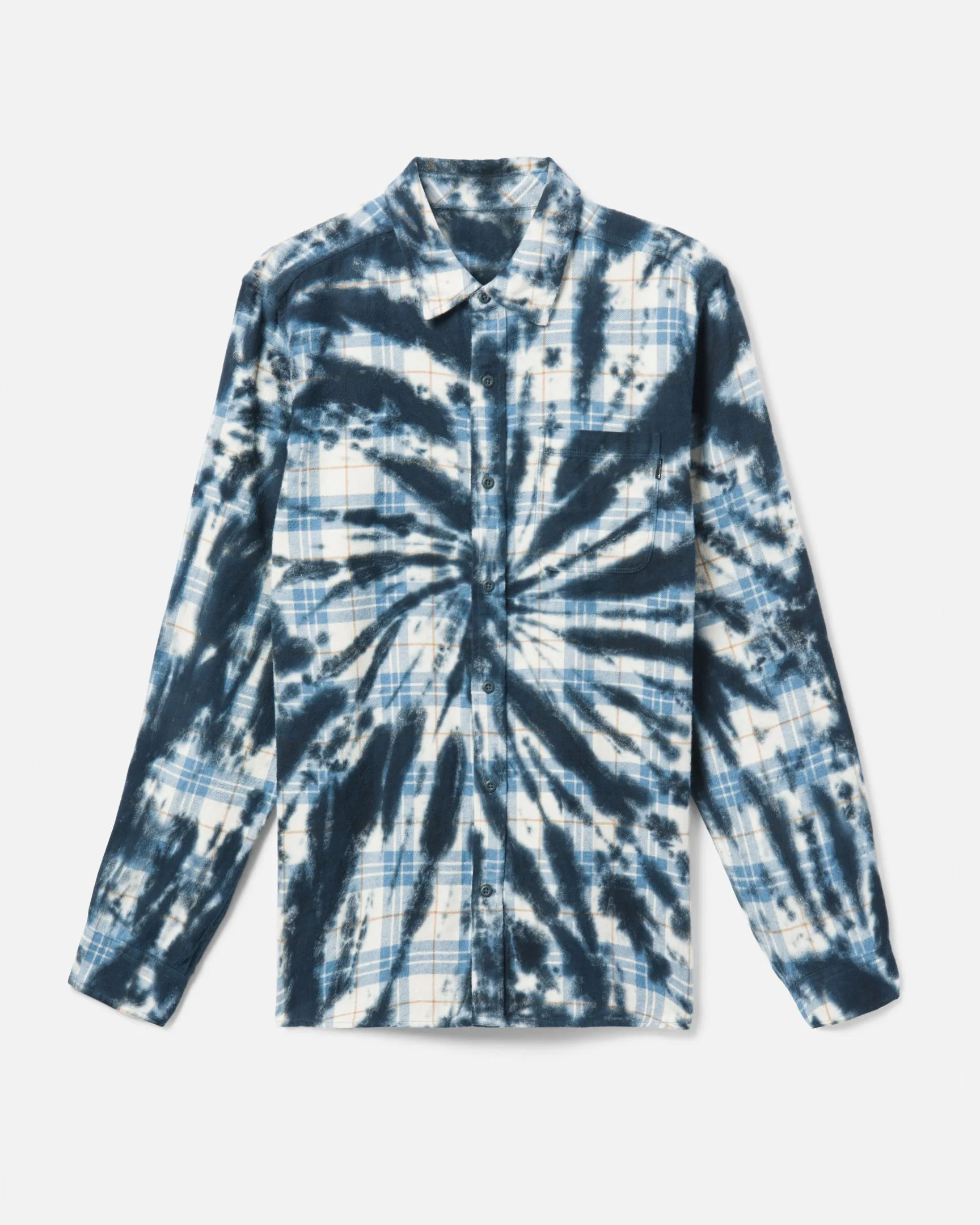 Portland Tie Dye Flannel Long Sleeve