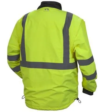 Pyramex RJR34 Hi-Vis Lime 4-in-1 Windbreaker