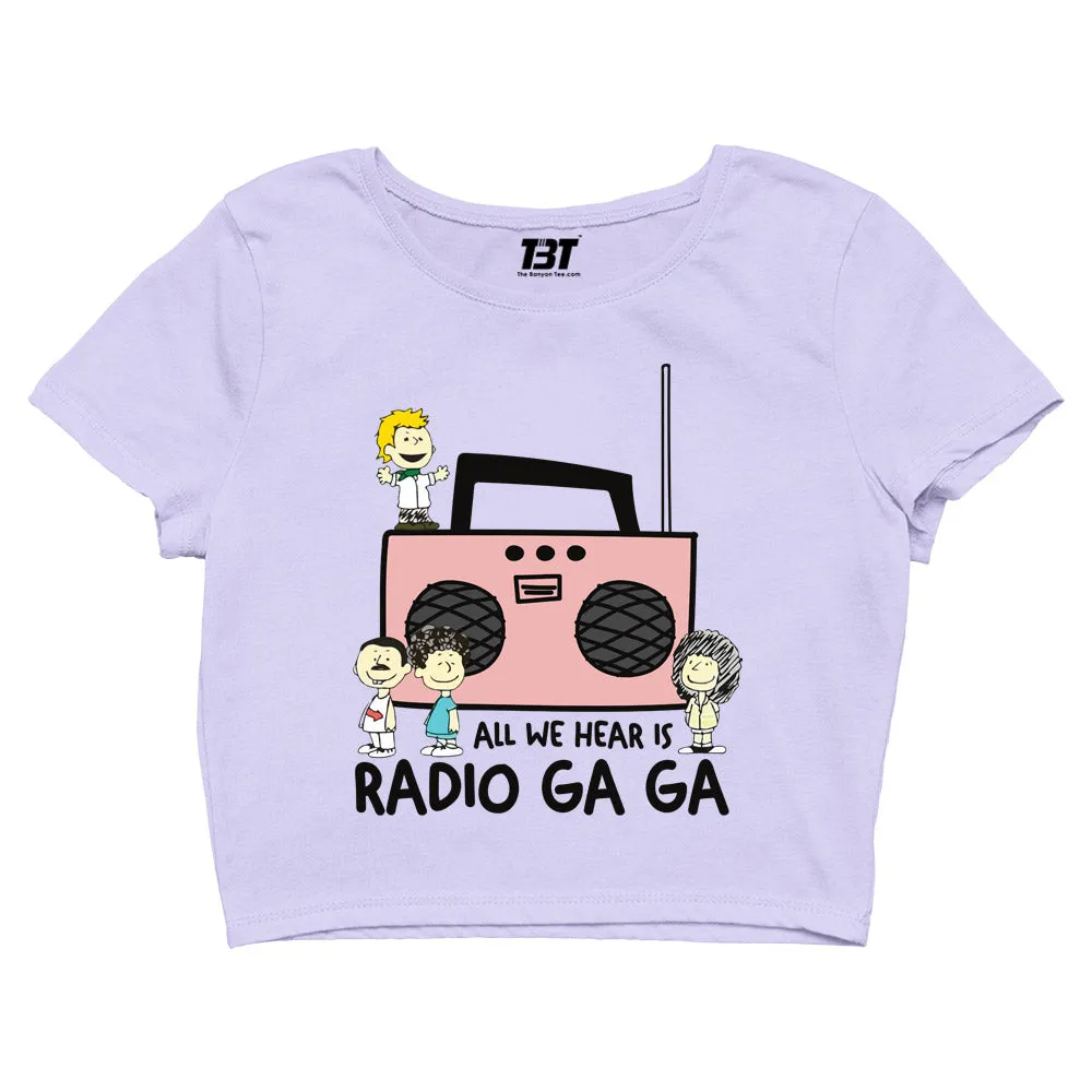 Queen Crop Top - Radio Ga Ga