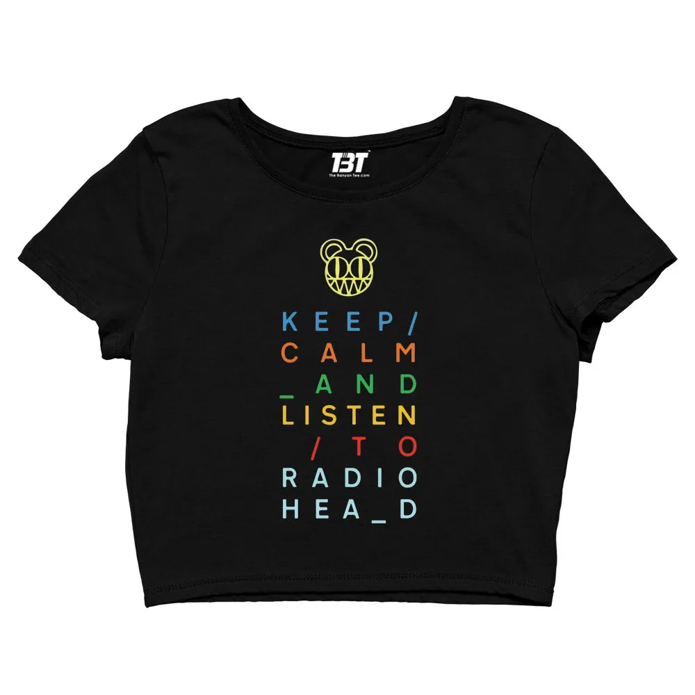 Radiohead Crop Top - Keep Calm