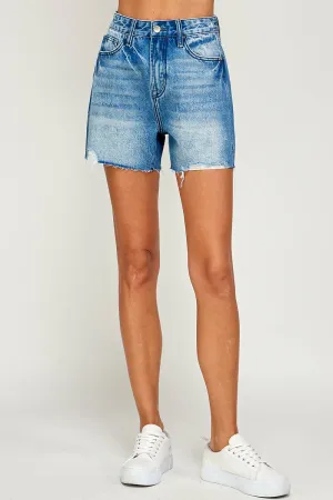 Sarah High Rise Denim Shorts