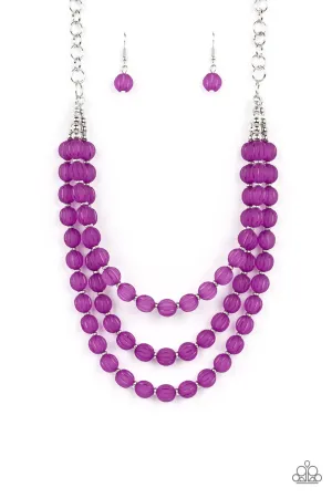 Summer Surprise - Purple Necklace - Paparazzi Accessories