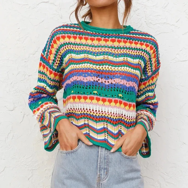 That 70's Knit Sweater - Fern and Oak