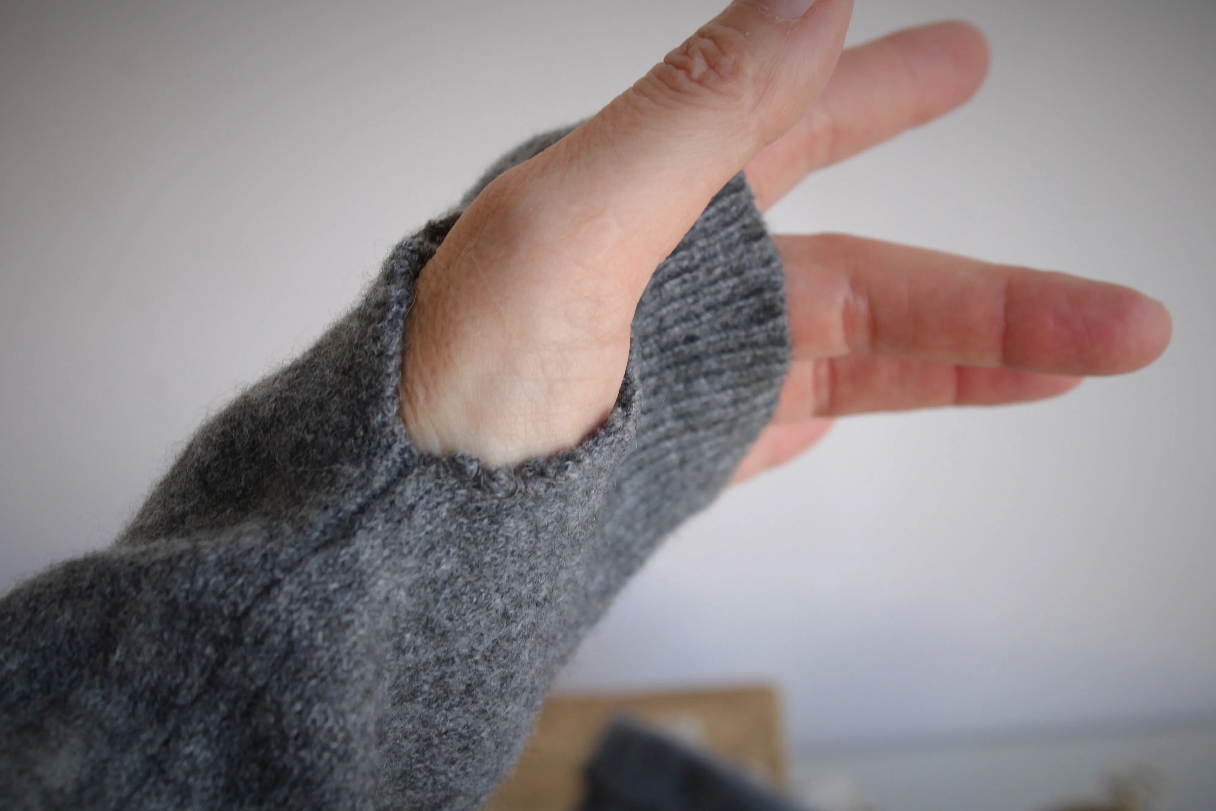 The Highland Heather Knit Fingerless Gloves