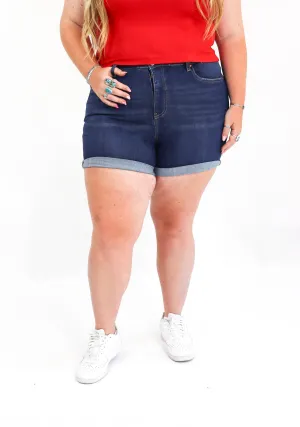 Tummy Control Cuffed Shorts by RFM