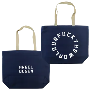 UNFUCKTHEWORLD Navy Tote