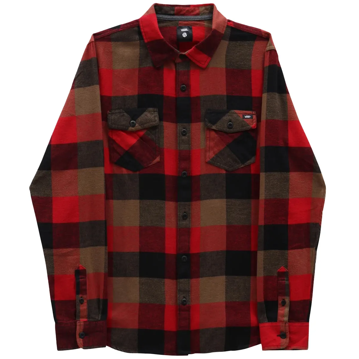 Vans Box Long Sleeve Button-Up Flannel Shirt