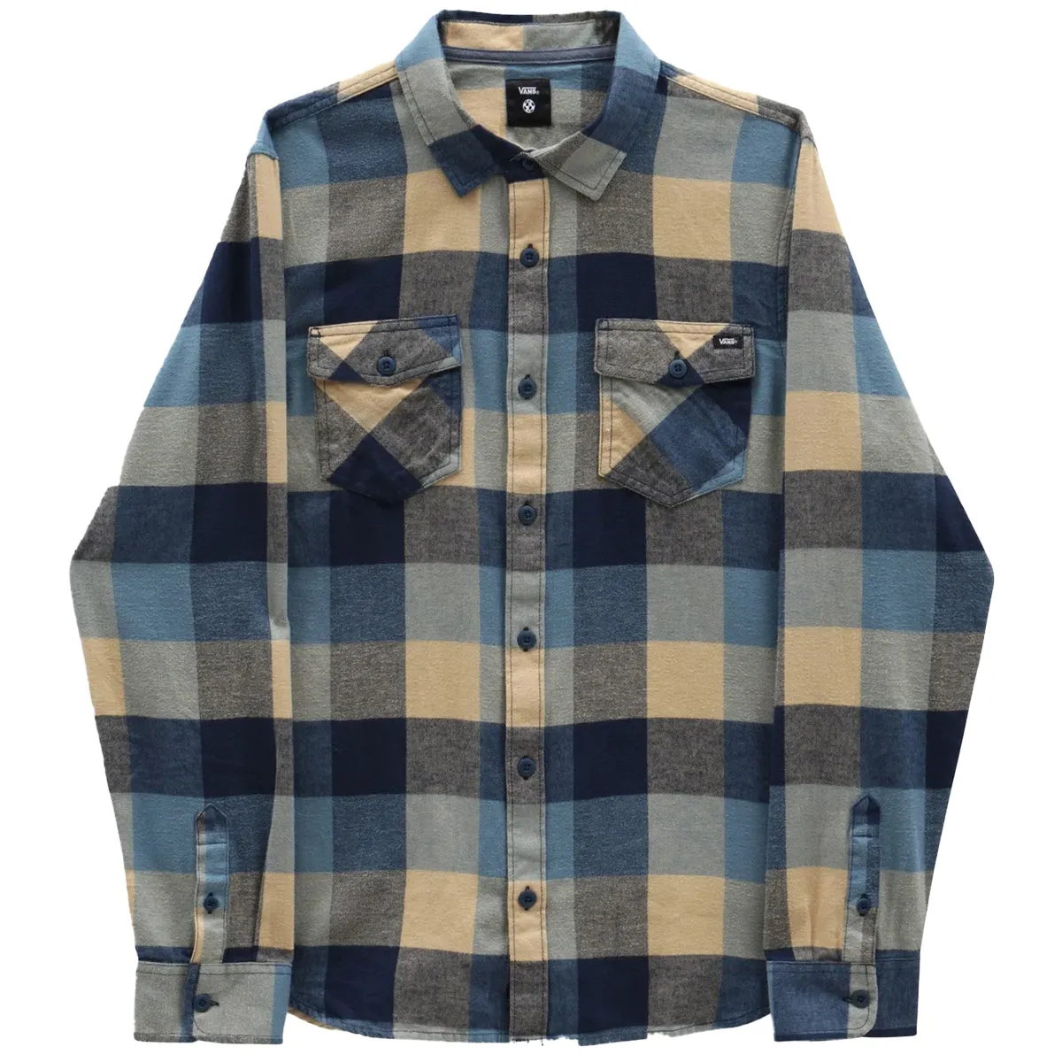 Vans Box Long Sleeve Button-Up Flannel Shirt