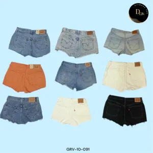 Vintage Y2K Levi's Mini Denim Shorts – Iconic Throwback Style (GRV-10-090)