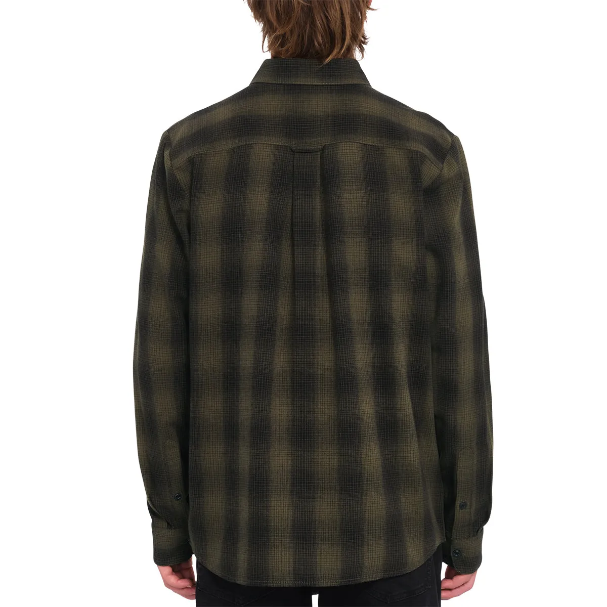 Volcom Shadowstone Long Sleeve Button-Up Flannel Shirt